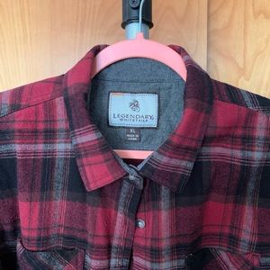 Legendary Whitetails flannel shirt. Ladies